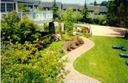 Gold Quartz Landscaped Grounds